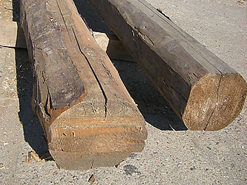 okrąglaki drewno z rozbiórki